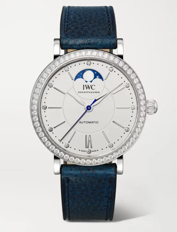 Navy Diamond Watch