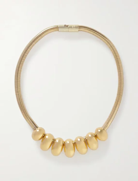 Gold Beads Necklace