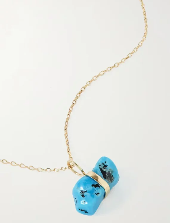 Gold Turquoise Necklace